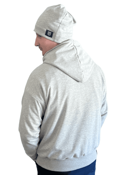 Shielding Silver Cotton Hoodie 5G EMF Protection