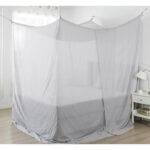 2-Door 100% Silver Spun Cotton Box Bed Canopy | Faraday EMF Protection - redemptionshield